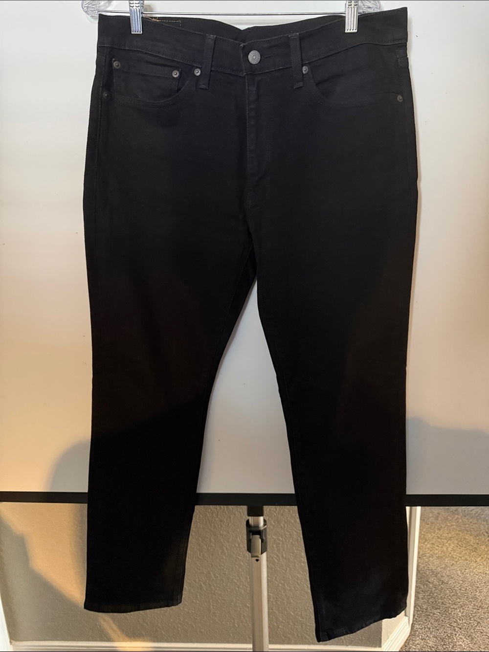 Levi's Black Slim Straight Jeans
